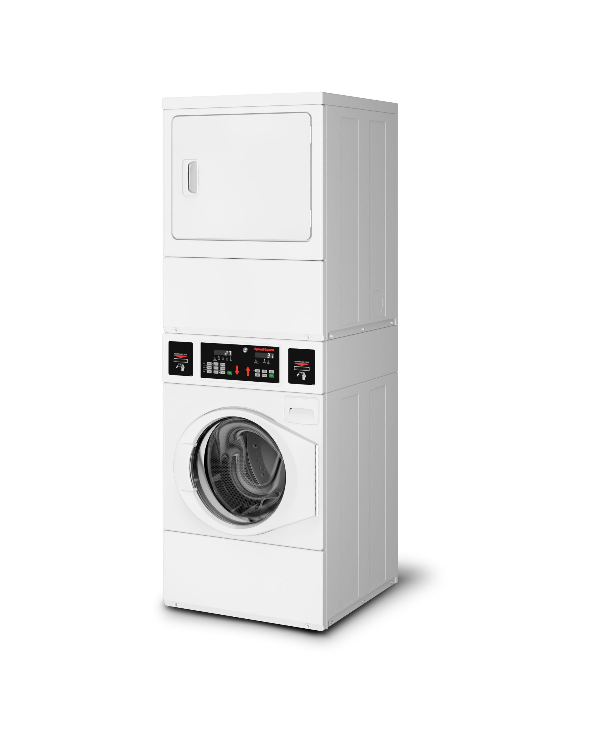 Speed Queen Commercial Stack Washer Dryer - Image 4
