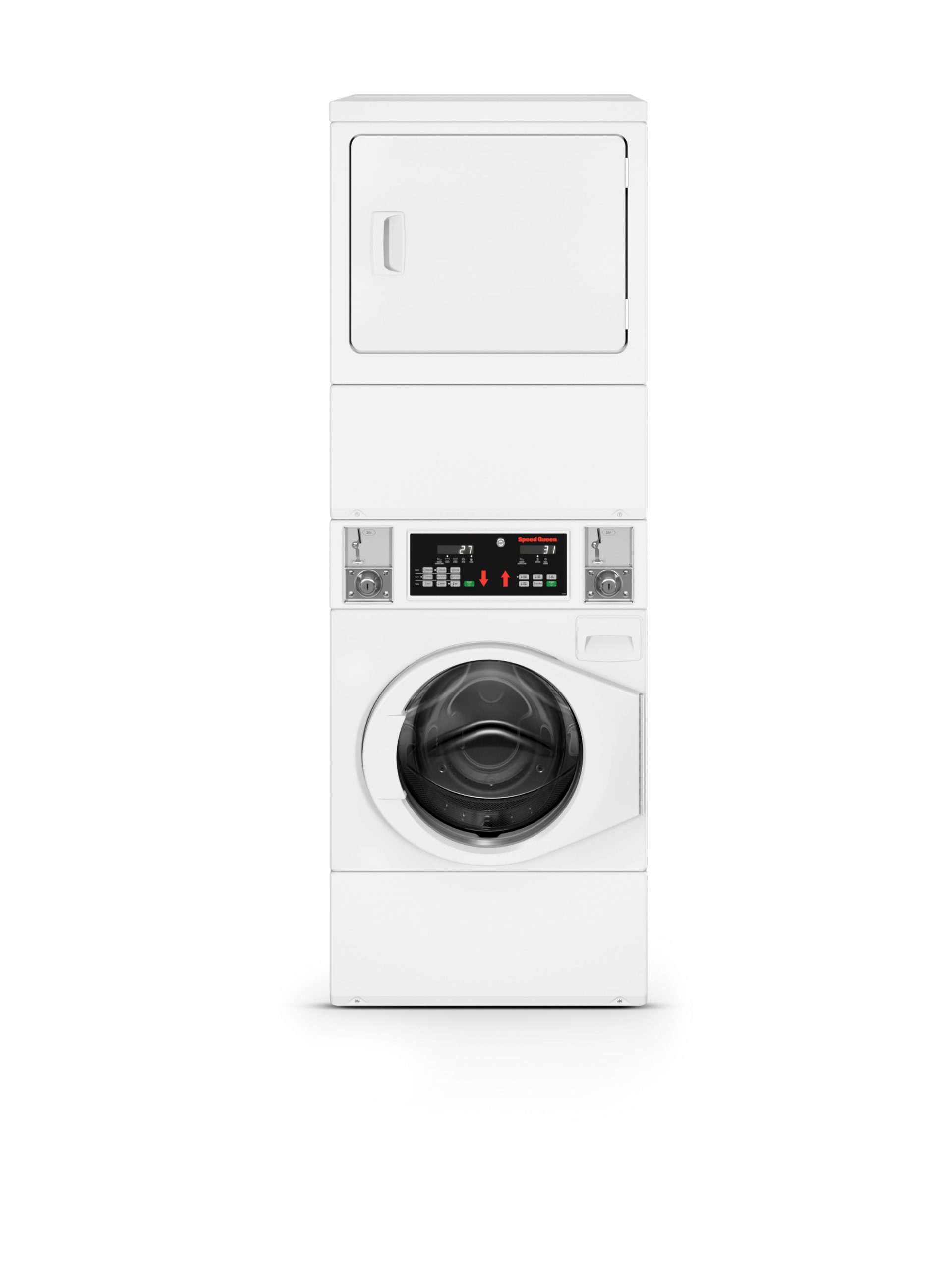 Speed Queen Commercial Stack Washer Dryer - Image 5